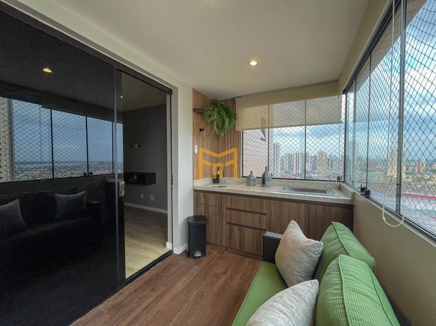 Ed. Bellagio - Apartamento mobiliado com 3 suítes à venda - Batista Campos