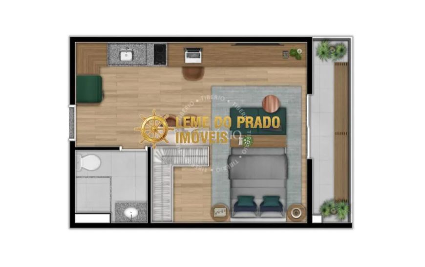Apartamento 1 dormitório para Venda em São Paulo, Belenzinho, 1 dormitório, 1 banheiro, 1 vaga