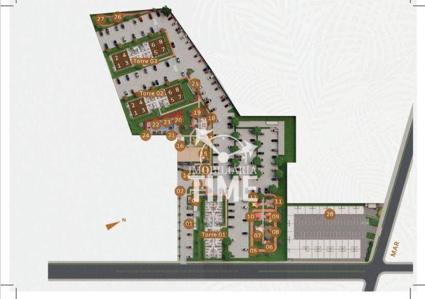 Apartamento com 2 dormitórios à venda, 51 m² por R$ 475.000 - Centro - Penha/SC