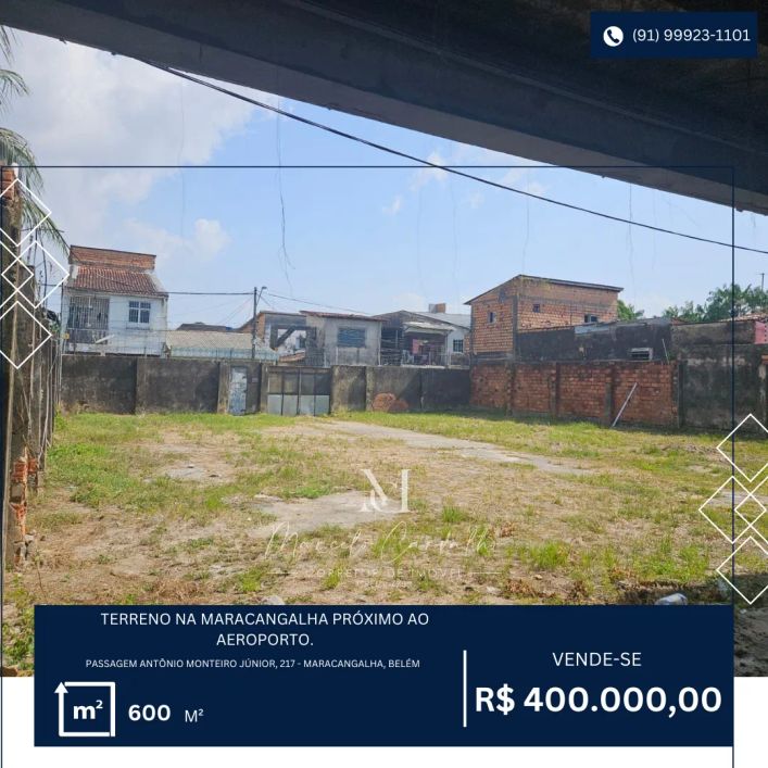 Disponível para venda, Terreno na Maracangalha próximo ao aeroporto.