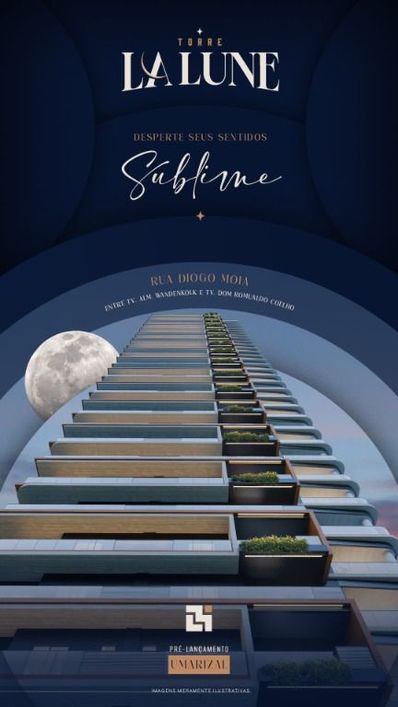 TORRE LA LUNE - 300m² de sofisticação , luxo e privacidade