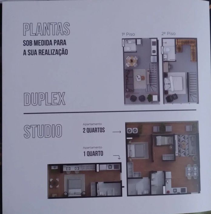 Melhor investimento em Studio e duplex - 32m2, 45m2, 54m2,60m2 - umarizal -Belém - PA