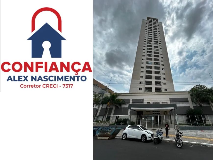 Ed. Mistral com Churrasqueira na Sacada, Andar Alto