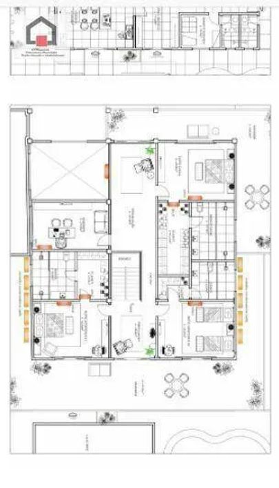Cristal Ville, 840 m² Construída com 04 Suítes