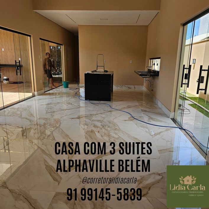 Vendo Casa novaTérrea 3 suites em condomínio em Maracacuera (Icoaraci) - Belém - PA