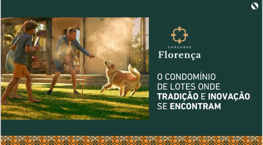 VENDO LOTES EM CONDOMINIO FECHADO - CHACARAS FLORENÇA 160 a 200m2 - COMPLETO