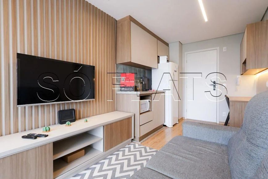 Nex One Ibirapuera, apto disponível para locação com 37m², 01 dorm e 01 vaga no bairro de Moema.