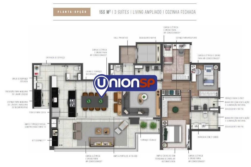 Apartamento com 3 dormitórios à venda, 155 m² por R$ 2.500.000,00 - Vila Mariana - São Paulo/SP