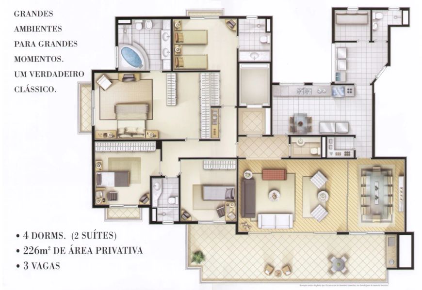 04702 - Residential / Apartment 4 Dorms. (4 Suítes), VILA NOVA CONCEIÇÃO - SÃO PAULO/SP