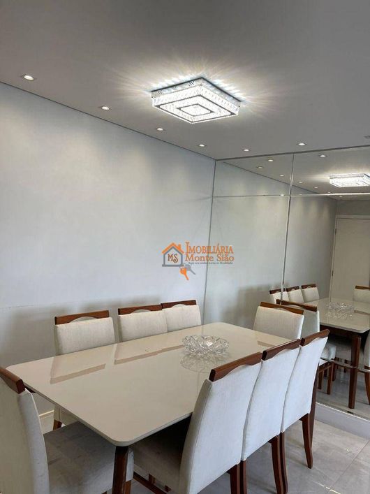 Apartamento com 3 dormitórios à venda, 69 m² por R$ 424.000,00 - Vila Leonor - Guarulhos/SP