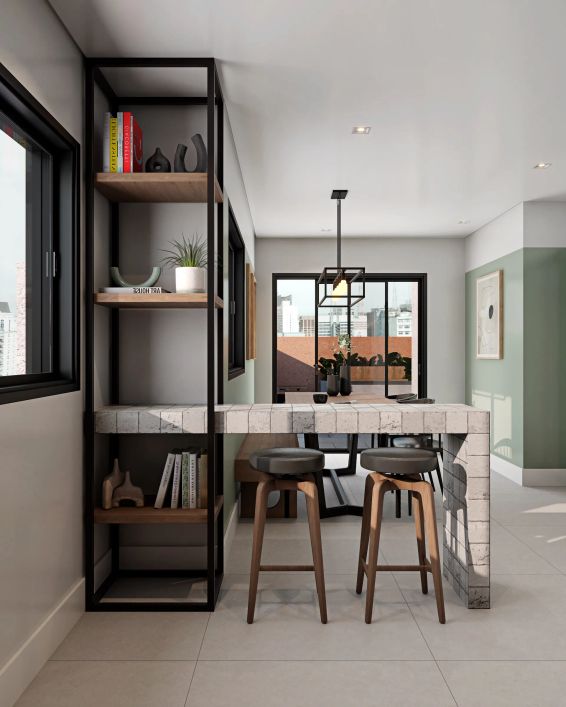 Apartamento de 1 Dormitório e 28,20m² em Mirandópolis - SP