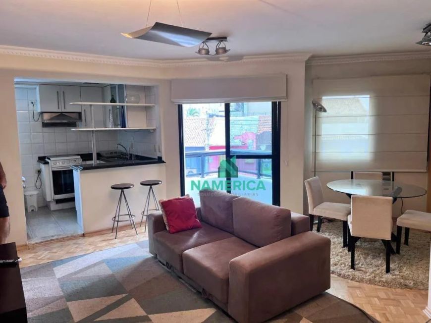 Apartamento com 1 dormitório para alugar, 82 m² por R$ 6.000,00/mês - Jardim Paulista - São Paulo/SP