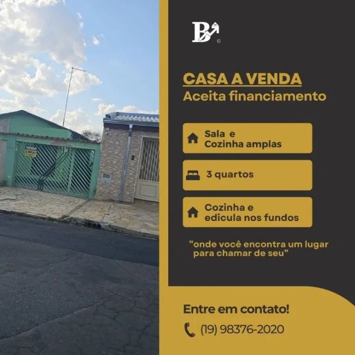 Casa com 3 dormitórios à venda, 150 m² por R$ 330.000,00 - Jardim Amoreiras - Campinas/SP
